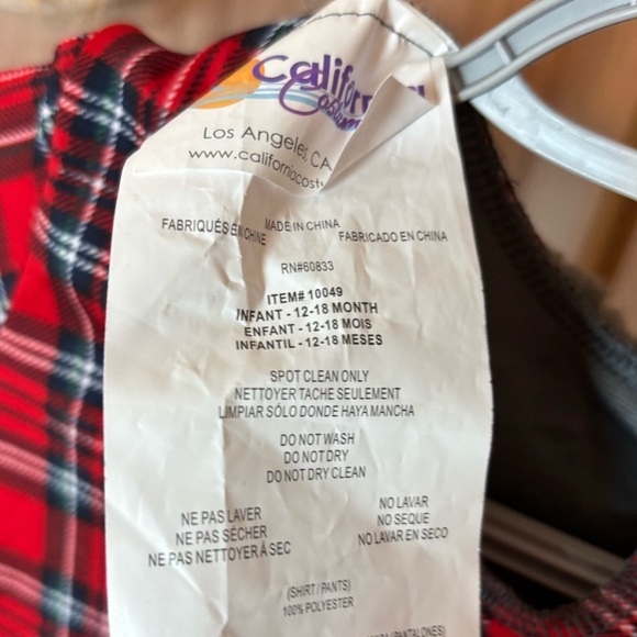 California Costumes Red Plaid Werewolf Kids Costume - Picture 8 of 8